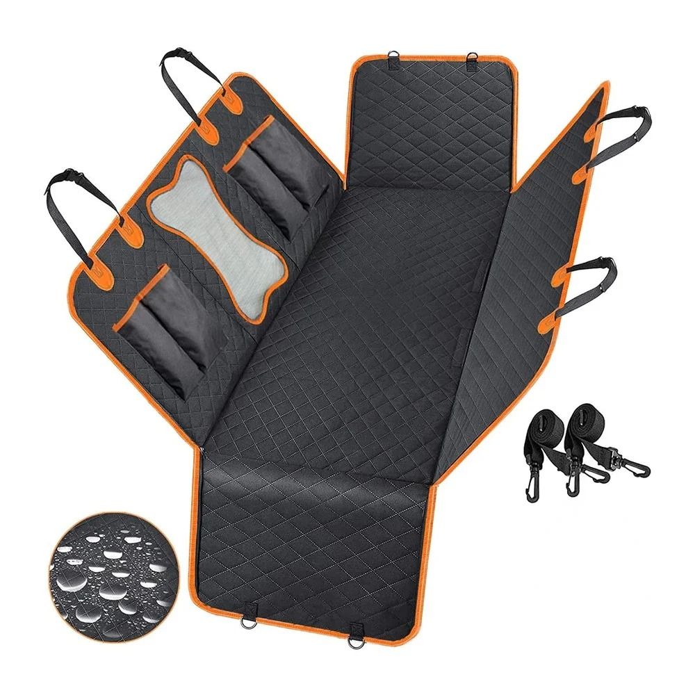 Waterproof Hammock Dog Car Seat Cover with Rear Protection