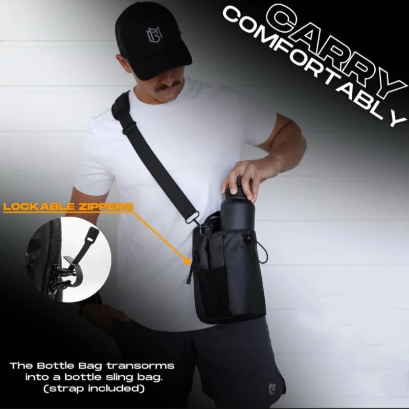 Magnetic Water Bottle Pouch With Phone Pocket 3
