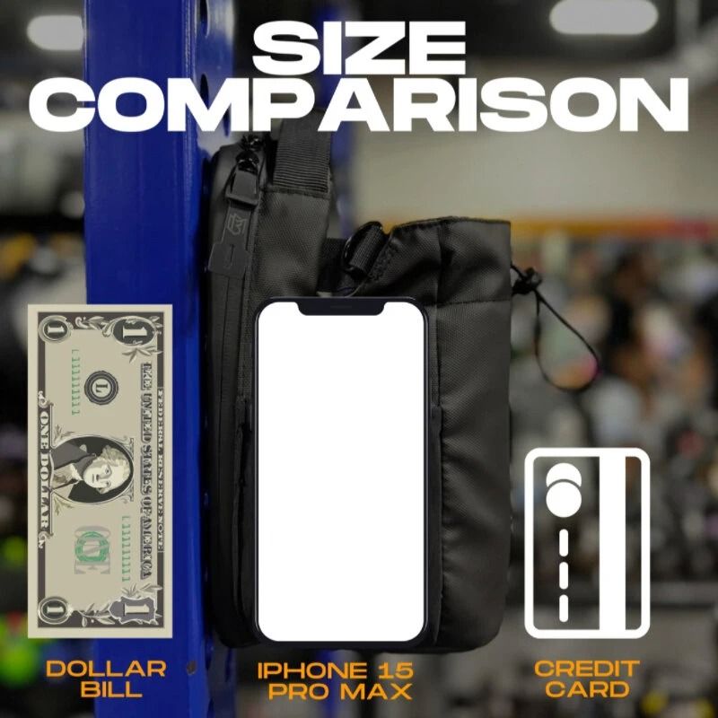 Magnetic Water Bottle Pouch With Phone Pocket 4