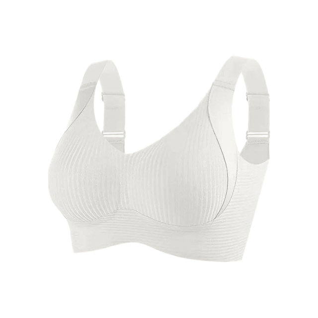 Plus Size Seamless Bra Wireless Lift Wide Strap Comfort For Women 1