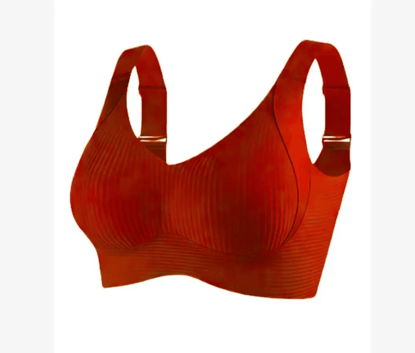 Plus Size Seamless Bra Wireless Lift Wide Strap Comfort For Women 5