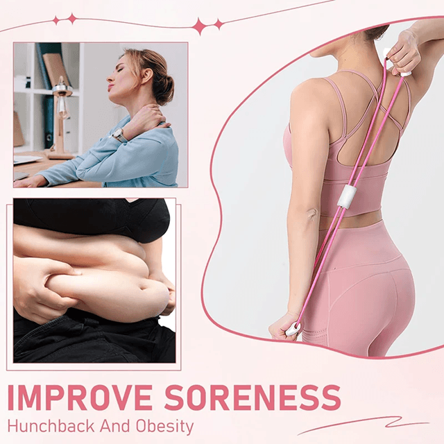 Yoga Resistance Bands 8 Shape Chest Expander for Home Fitness and Strength Training