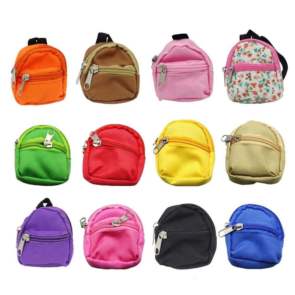 Mini Canvas Backpack For Dolls 15 To 17 In 3