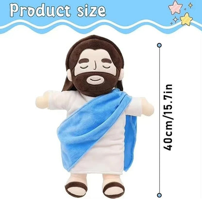 Soothing Breathing Jesus Plush With Light And Music 5
