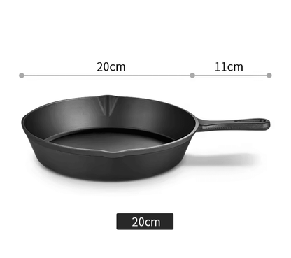 Cast Iron Frying Pan Non Stick Skillet For Induction Cooking And Everyday Use 5