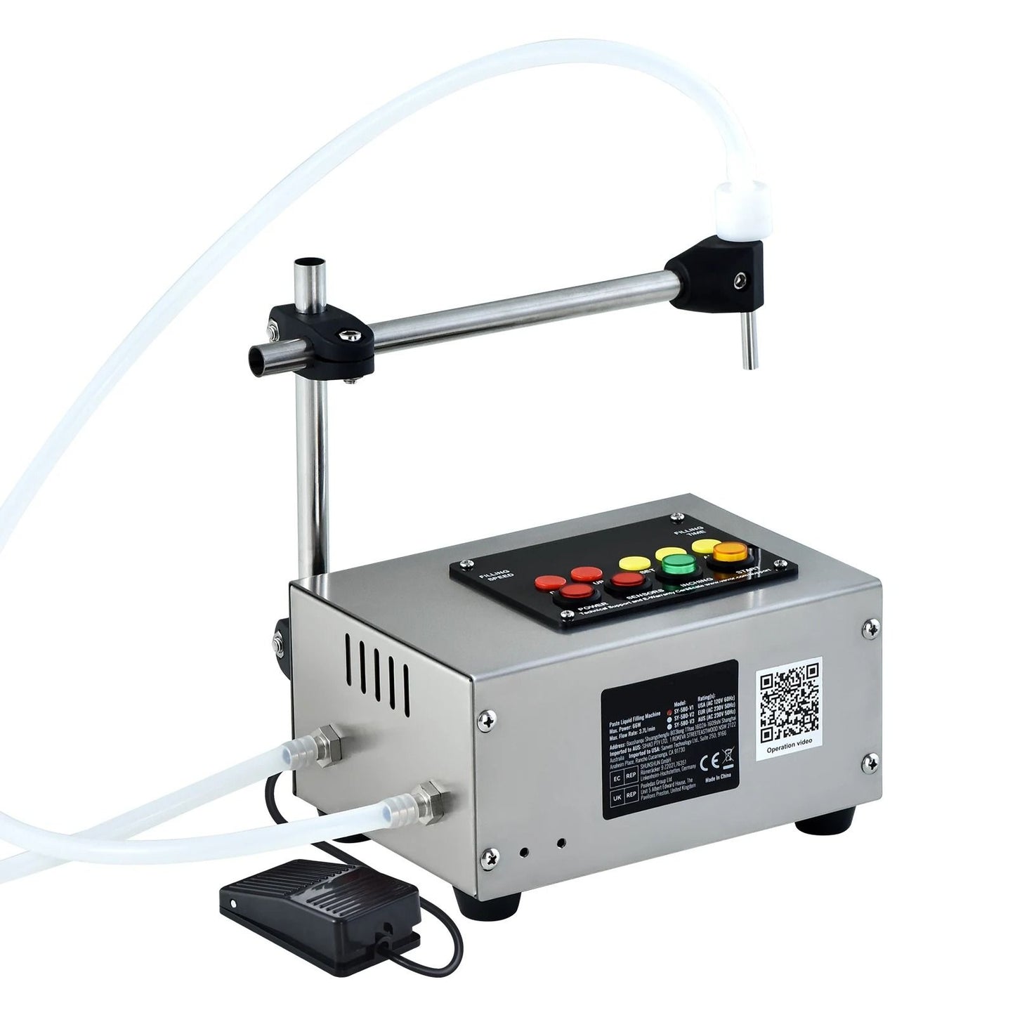 Automatic Digital Liquid Filling Machine with Single Nozzle for Bottles