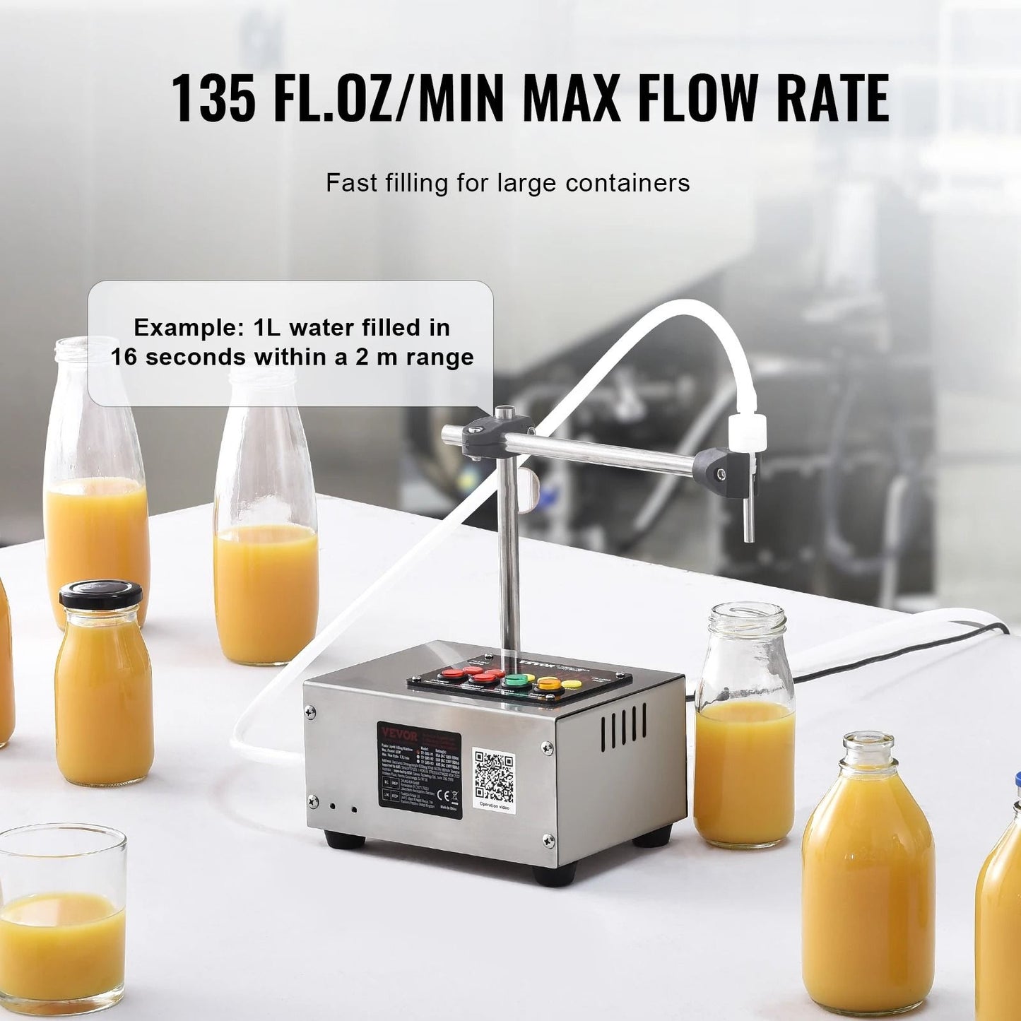Automatic Digital Liquid Filling Machine With Single Nozzle For Bottles 2