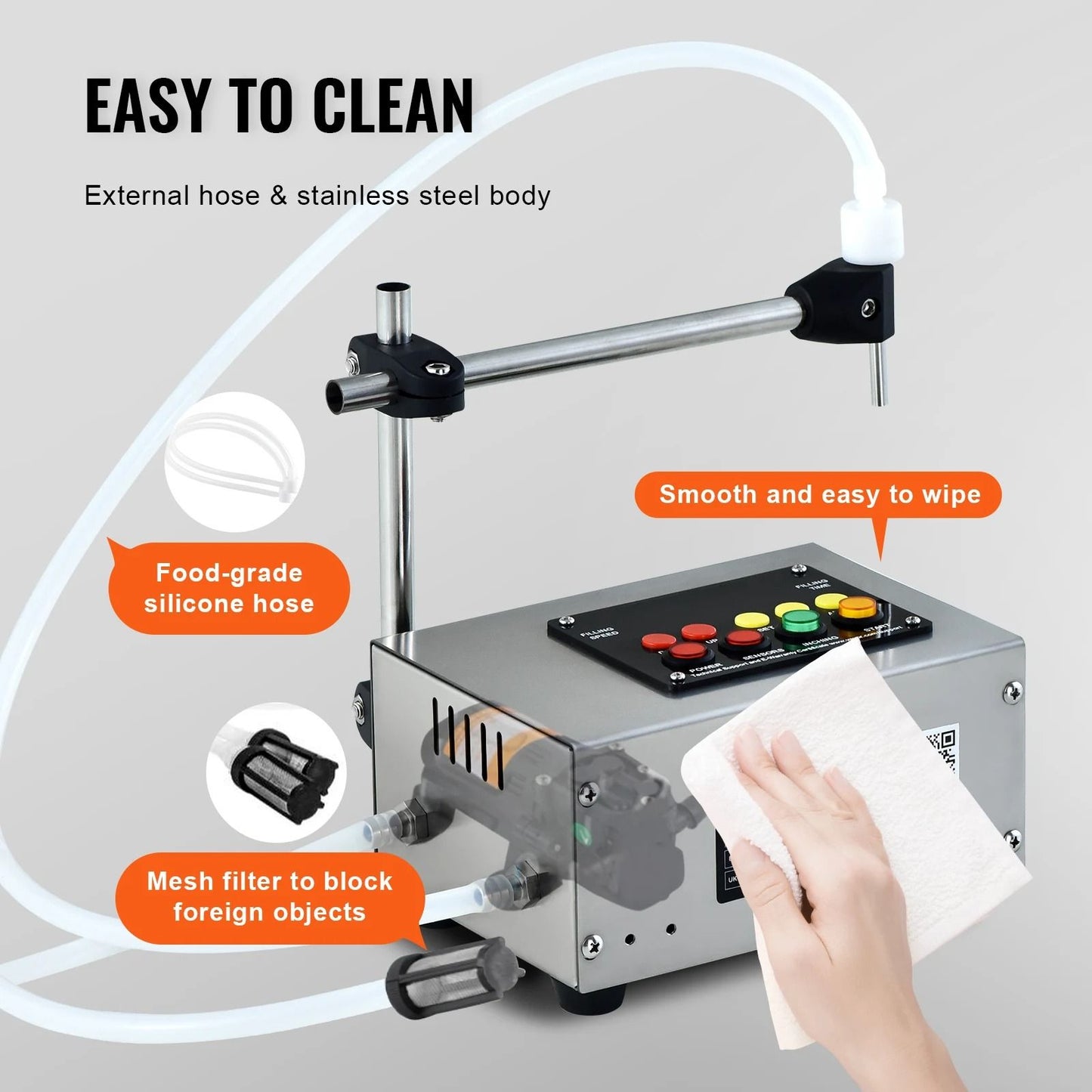 Automatic Digital Liquid Filling Machine With Single Nozzle For Bottles 3