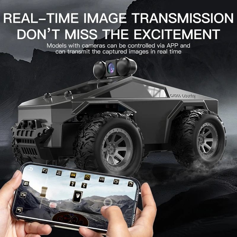 Mini FPV RC Stunt Car with Camera and LED Lights