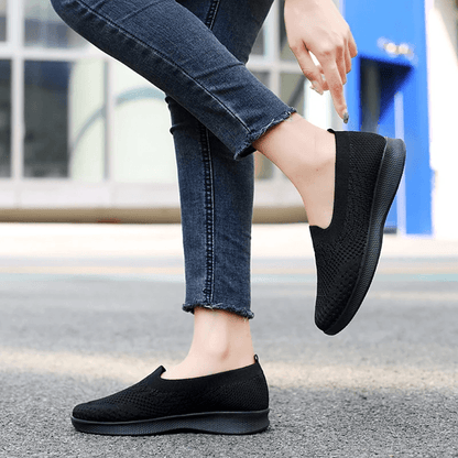 Breathable Womens Slip On Sneakers Lightweight Mesh Casual Shoes