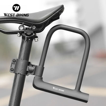 Heavy Duty U Lock with Cable and Bracket
