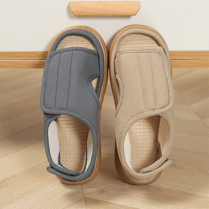 Unisex Diabetic Sandals Adjustable Anti Slip Summer Walking Shoes