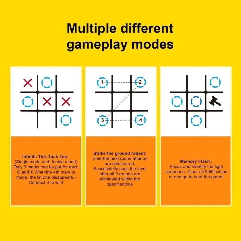 Electronic Tic Tac Toe Interactive Learning Game For Kids 4