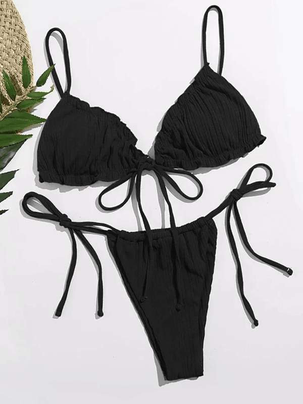 Womens Push Up Bikini Set Bandage Swimwear Two Piece Bathing Suit 4