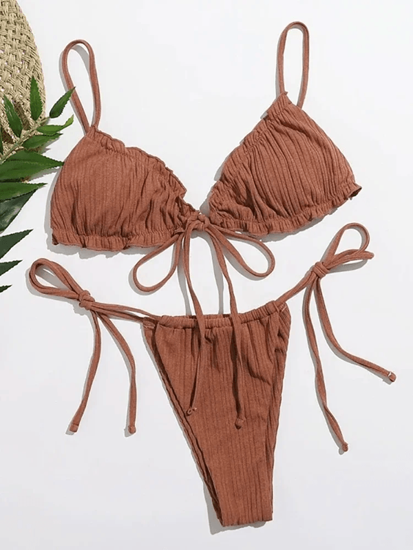 Womens Push Up Bikini Set Bandage Swimwear Two Piece Bathing Suit 5