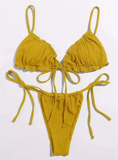 Womens Push Up Bikini Set Bandage Swimwear Two Piece Bathing Suit 6