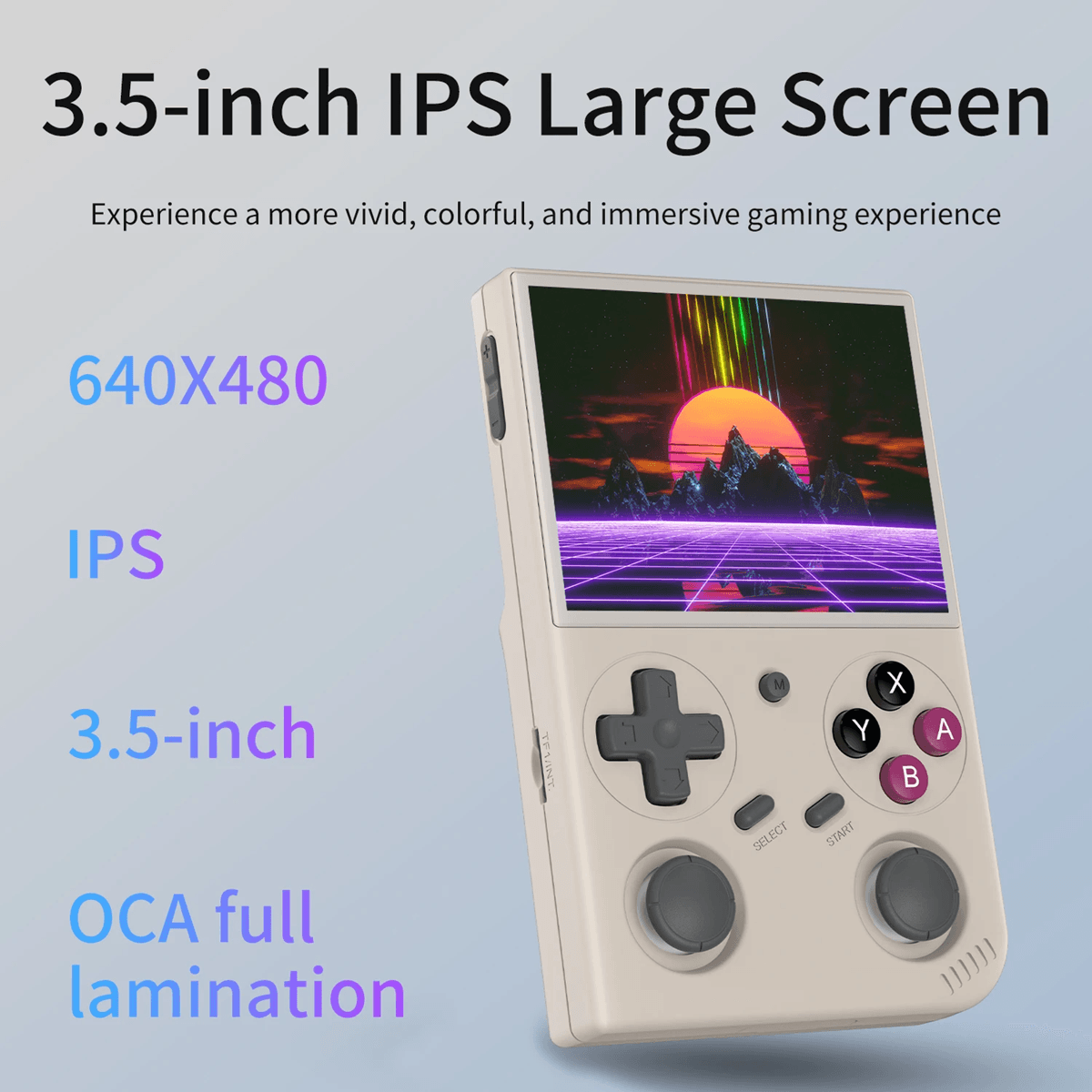 BATLEXP G350 Retro Handheld Game Console With IPS Screen Dual Joystick And Vibration 2
