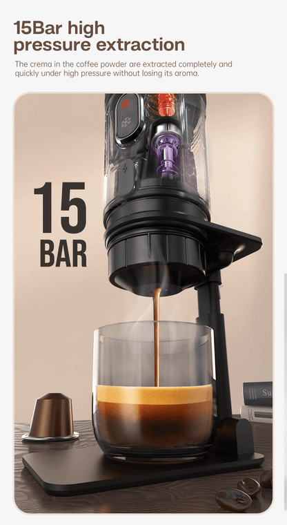 Portable Coffee Maker For Car And Home With Capsule And Ground Compatibility 1