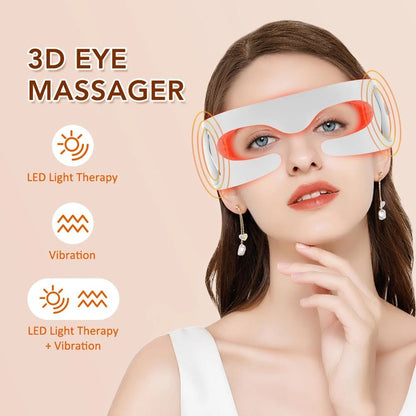 Vibration Eye Massager With LED Light Therapy 2