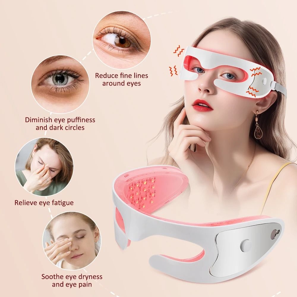 Vibration Eye Massager With LED Light Therapy 4