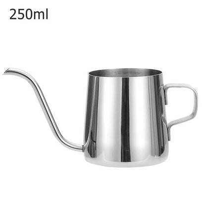 Stainless Steel Gooseneck Pour Over Coffee Pot With Narrow Spout 5
