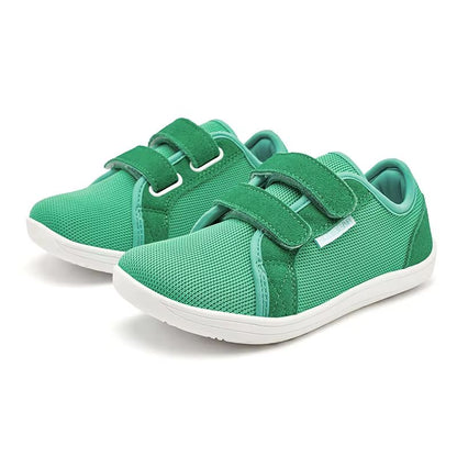 HOBIBEAR Kids Barefoot Shoes  Wide Toe Minimalist Sneakers With Breathable Mesh  HookandLoop Strap 1