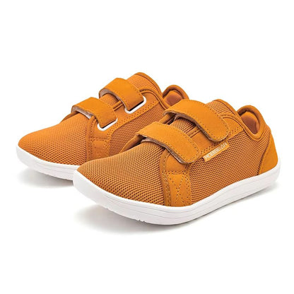 HOBIBEAR Kids Barefoot Shoes  Wide Toe Minimalist Sneakers With Breathable Mesh  HookandLoop Strap 9