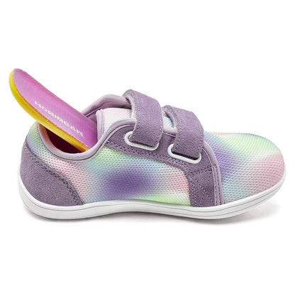 HOBIBEAR Kids Barefoot Shoes  Wide Toe Minimalist Sneakers With Breathable Mesh  HookandLoop Strap 4