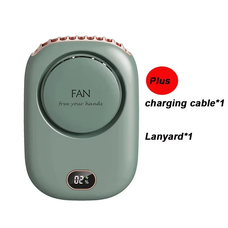 Mini Portable Bladeless Fan  Rechargeable Ultra Quiet Handheld Cooling Fan For Travel Sports  Outdo 6