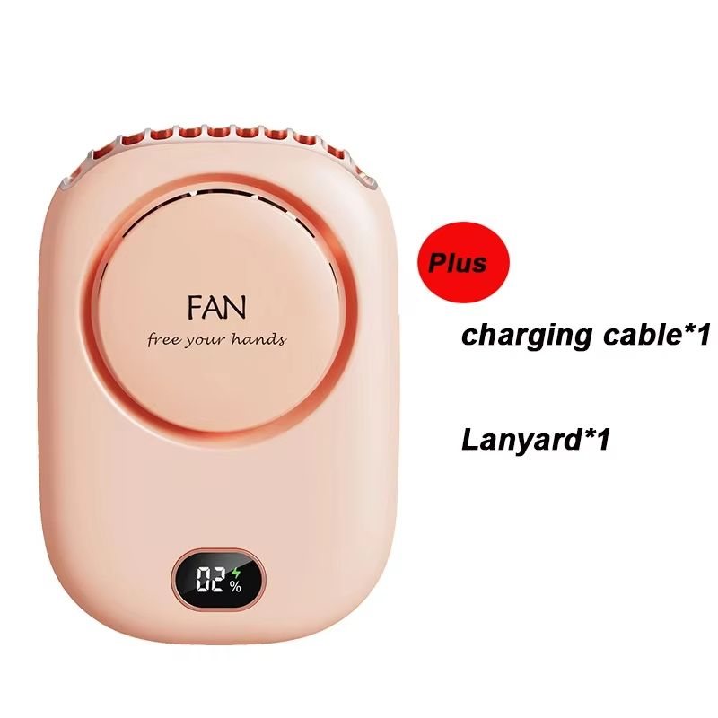 Mini Portable Bladeless Fan  Rechargeable Ultra Quiet Handheld Cooling Fan For Travel Sports  Outdo 8