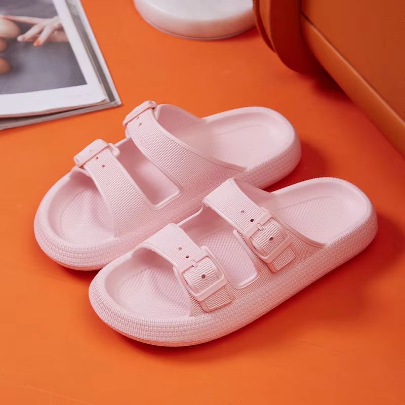 Womens Platform Cloud Slides With Buckle  Soft EVA NonSlip Sandals For Summer Beach  Home Comfort 9