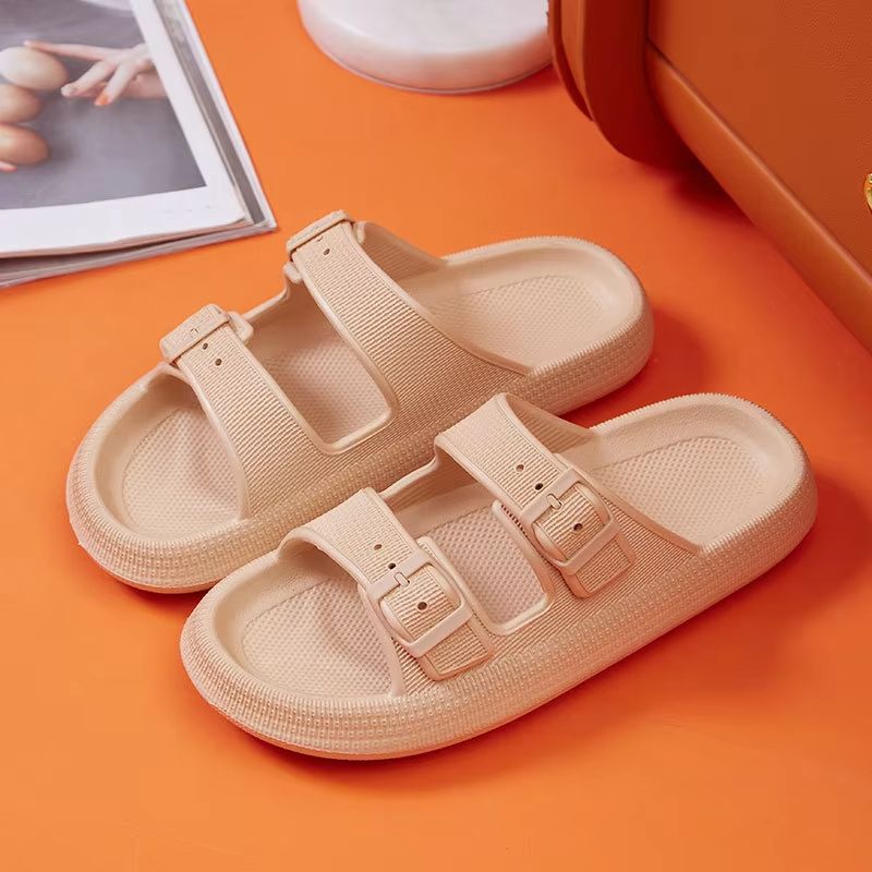 Womens Platform Cloud Slides With Buckle  Soft EVA NonSlip Sandals For Summer Beach  Home Comfort 10