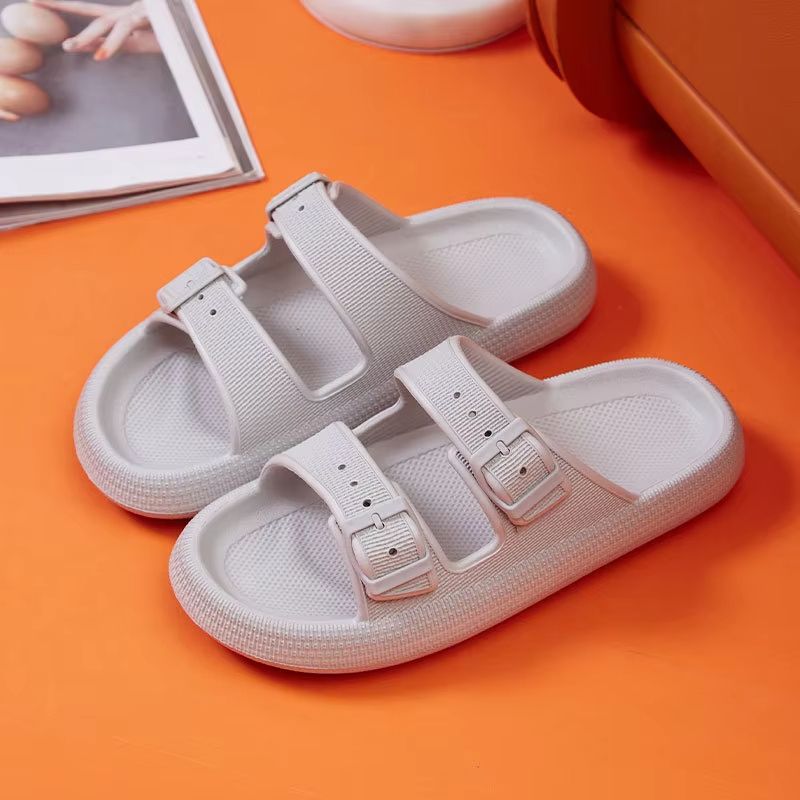 Womens Platform Cloud Slides With Buckle  Soft EVA NonSlip Sandals For Summer Beach  Home Comfort 6