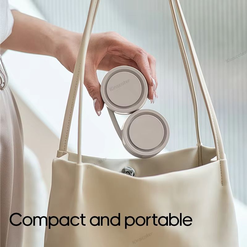 Portable Foldable Neck Fan  Rechargeable 1600mAh USB Personal Cooling Fan For Sports Travel  Outdoo 3