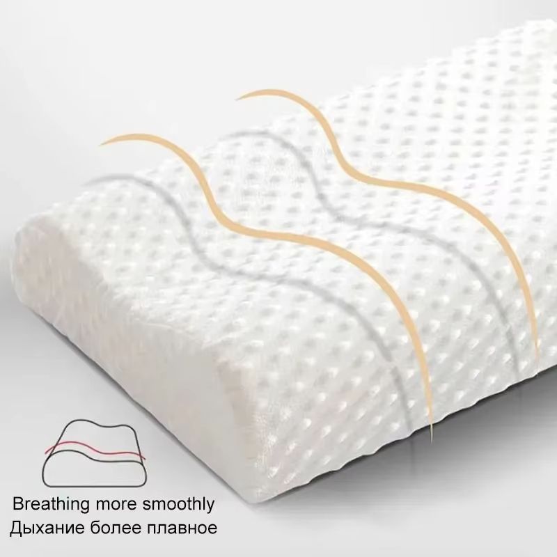 Orthopedic Memory Foam Long Pillow  Ergonomic Neck  Maternity Support Cushion For Better Sleep 2