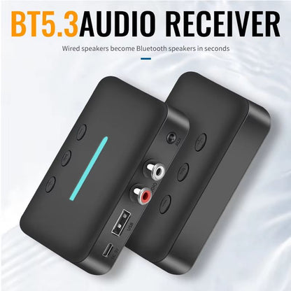 USB Bluetooth 53 Audio Receiver Adapter  Wireless AUX RCA Stereo Receiver With UDisk Playback For D 1