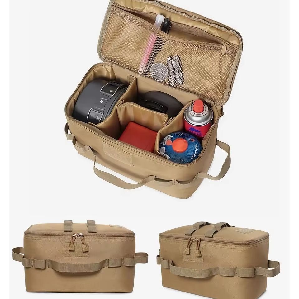 Large Capacity Outdoor Camping Gas Tank Storage Bag  MultiPurpose Tool  Cookware Organizer 1