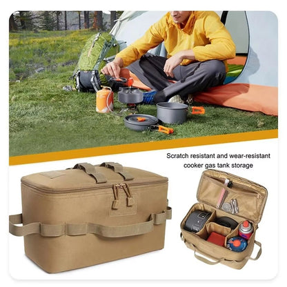 Large Capacity Outdoor Camping Gas Tank Storage Bag  MultiPurpose Tool  Cookware Organizer 3