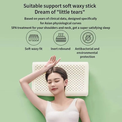 Thai Natural Latex Cervical Pillow  Memory Support Sleeping Pillow For Adults  Dormitory Use 1