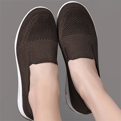 Womens SlipOn Sneakers  Breathable Mesh Walking Shoes For Jogging Biking  Everyday Comfort 1