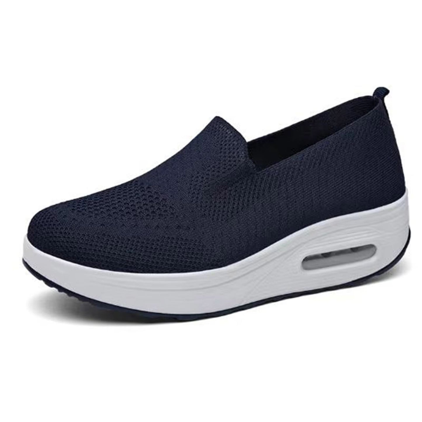 Womens SlipOn Sneakers  Breathable Mesh Walking Shoes For Jogging Biking  Everyday Comfort 4