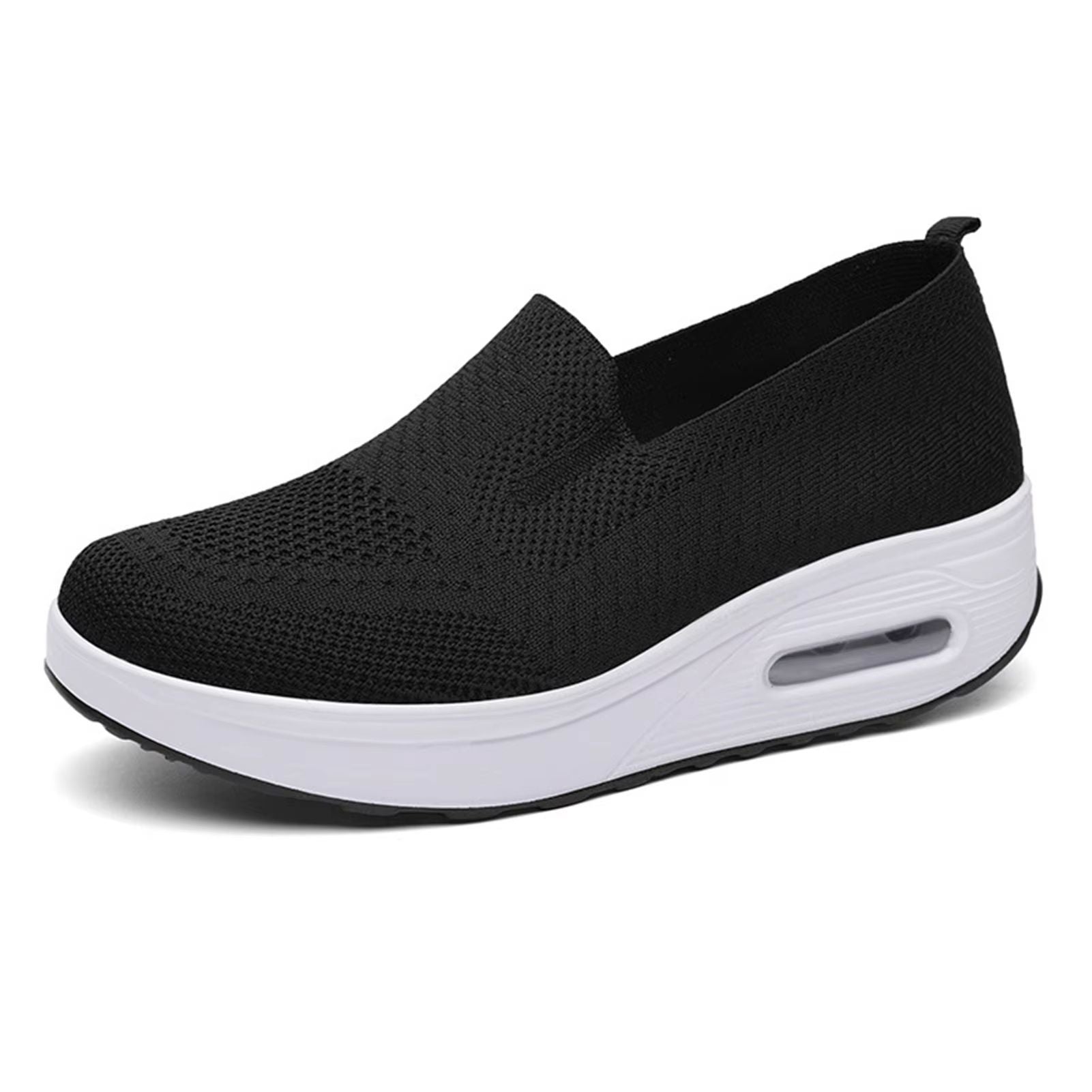 Womens SlipOn Sneakers  Breathable Mesh Walking Shoes For Jogging Biking  Everyday Comfort 9