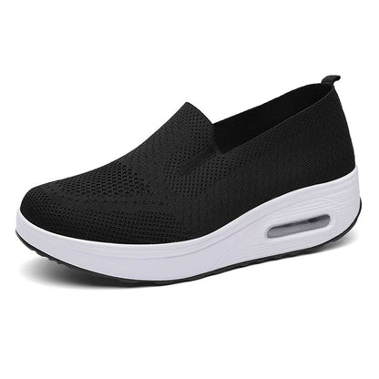Womens SlipOn Sneakers  Breathable Mesh Walking Shoes For Jogging Biking  Everyday Comfort 9