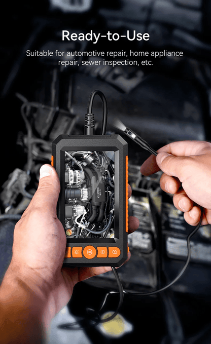 KERUI Industrial Endoscope Camera Dual Lens HD 1080P Waterproof Inspection Borescope With LED 2
