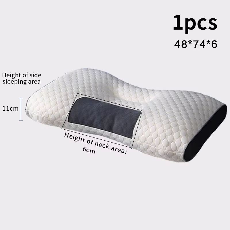Cervical Orthopedic Neck Pillow  Soybean Fiber Sleep Support With SPA Massage Comfort For Pain Reli 7