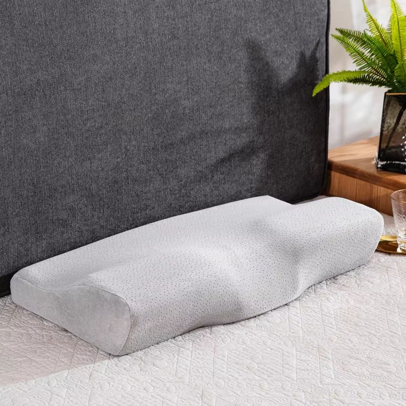 Butterfly Memory Foam Orthopedic Pillow  Cervical Neck Support With Slow Rebound For Pain Relief  B