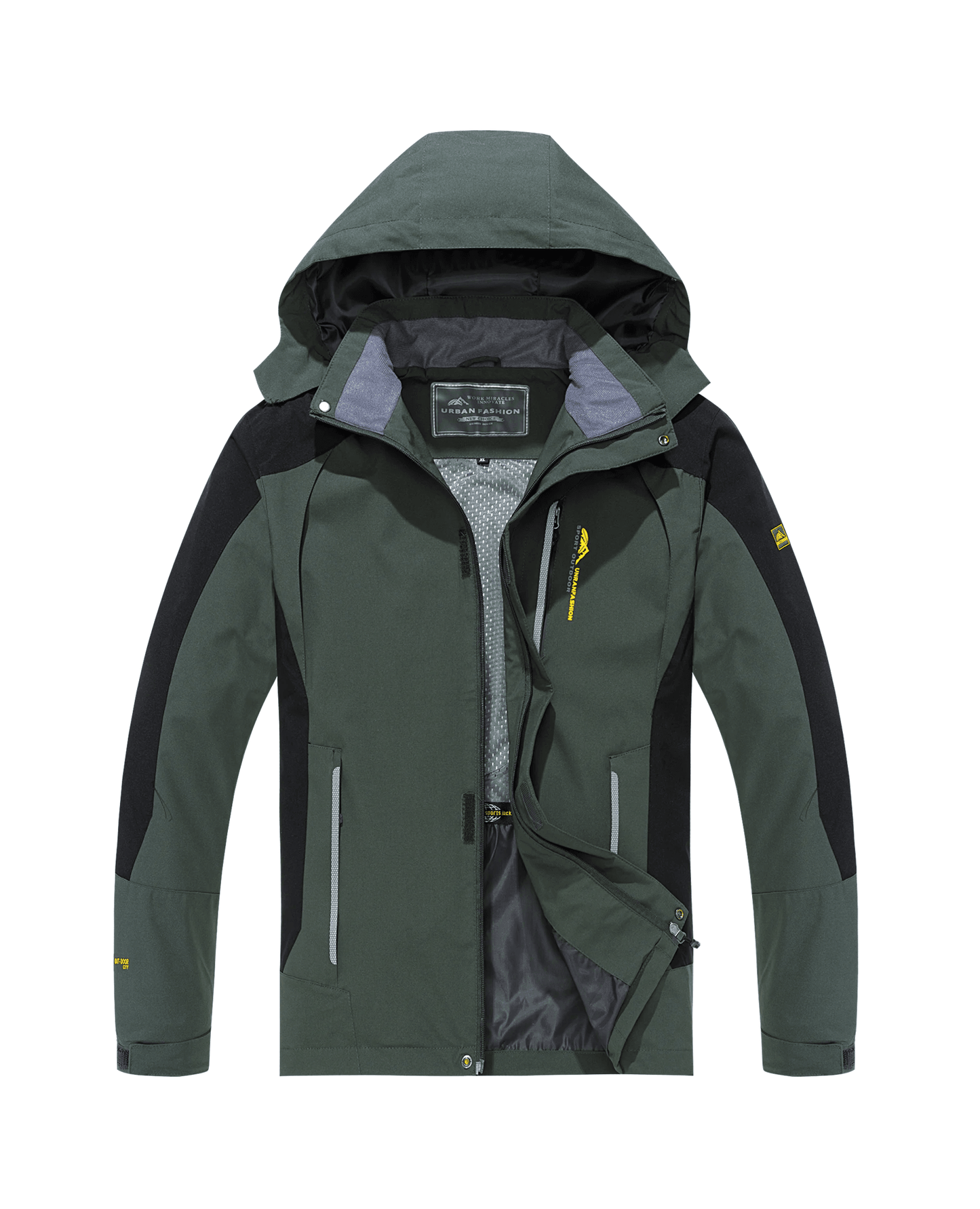 Mens Waterproof Hiking Jacket Windproof Outdoor Camping And Trekking Coat 3