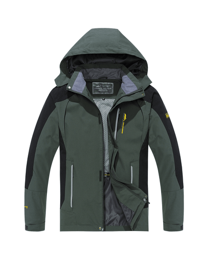 Mens Waterproof Hiking Jacket Windproof Outdoor Camping And Trekking Coat 3