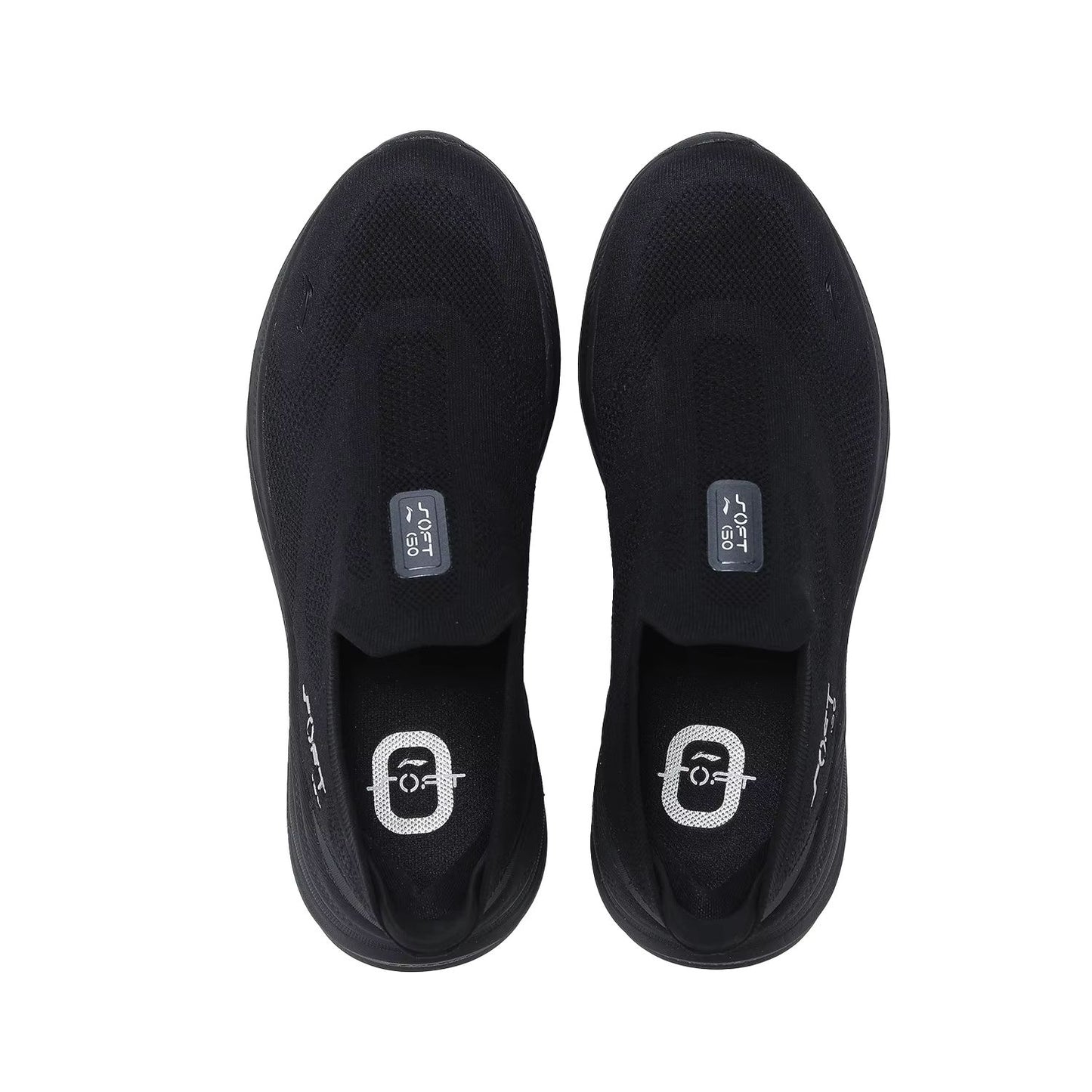 LiNing SOFT GO 2 Knit SlipOn Walking Shoes  Lightweight Cushion Sneakers For Men 5