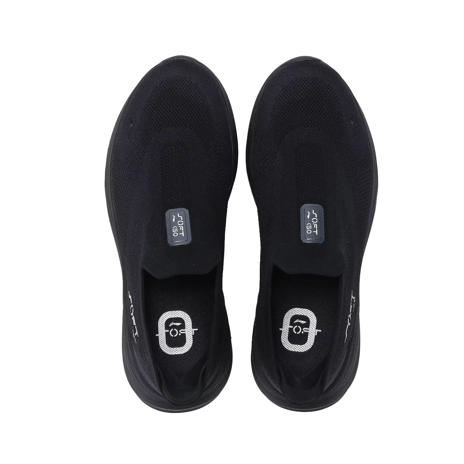 LiNing SOFT GO 2 Knit SlipOn Walking Shoes  Lightweight Cushion Sneakers For Men 5